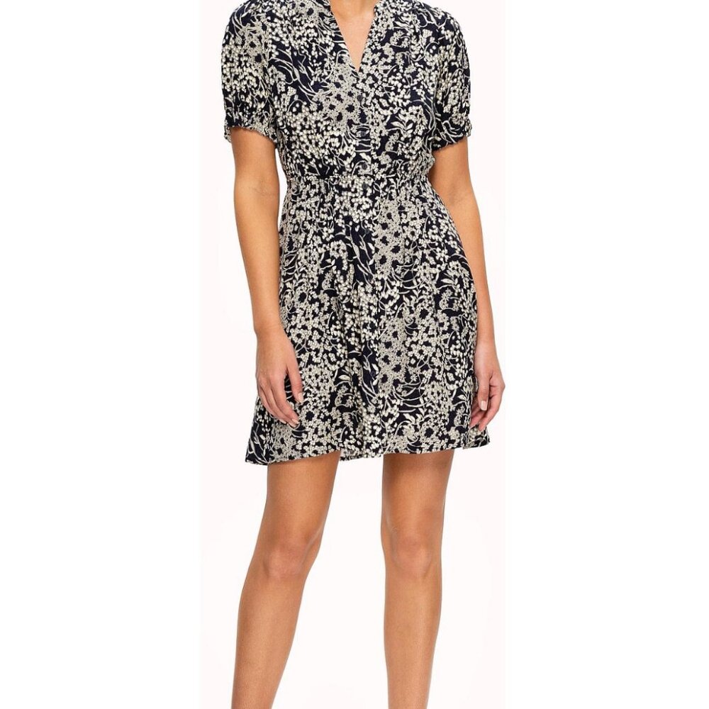 ba&sh Maia Short Sleeve Mini Dress - Large